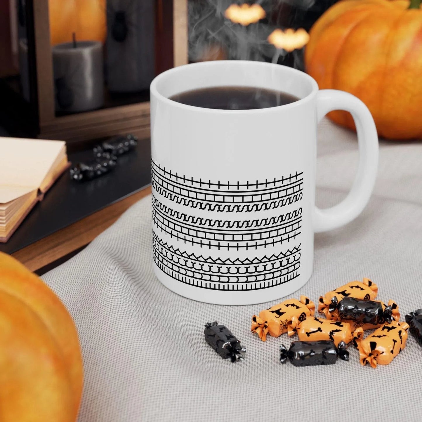 🖕F**k This Shit Mug, Hidden Message Funny Ceramic Coffee Mugs