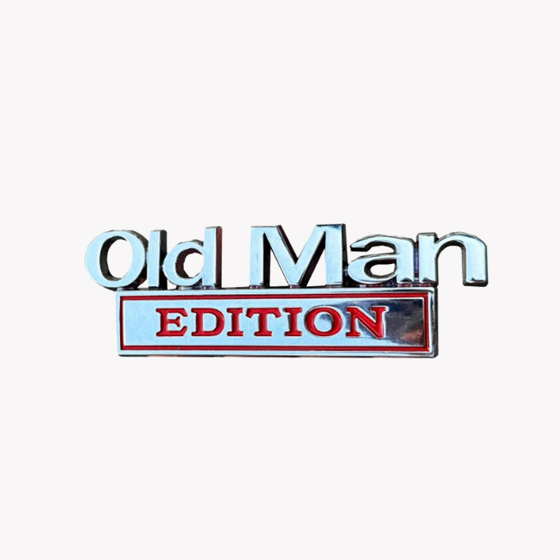 🚗 Old Man Edition car emblem
