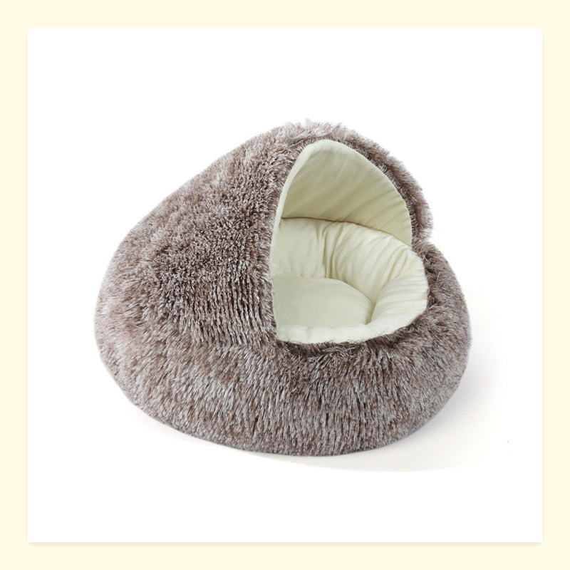 Semi-enclosed Cat Bed
