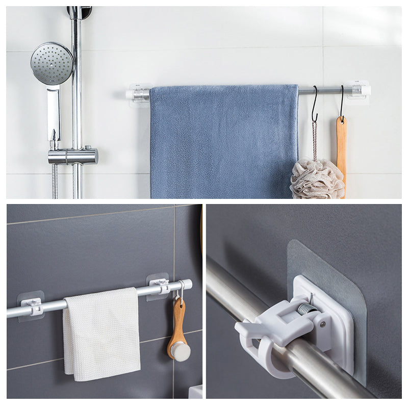 Nail-free Adjustable Rod Bracket Holders(2Pcs)