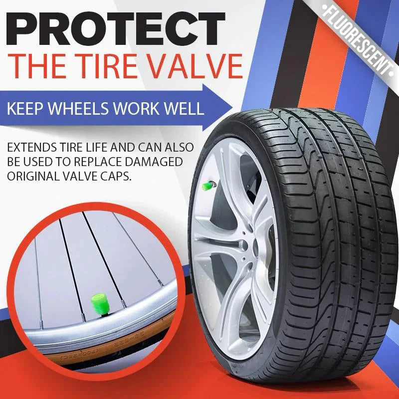 š„HOT SALE 49% OFFš„FLUORESCENT TIRE VALVE CAPS