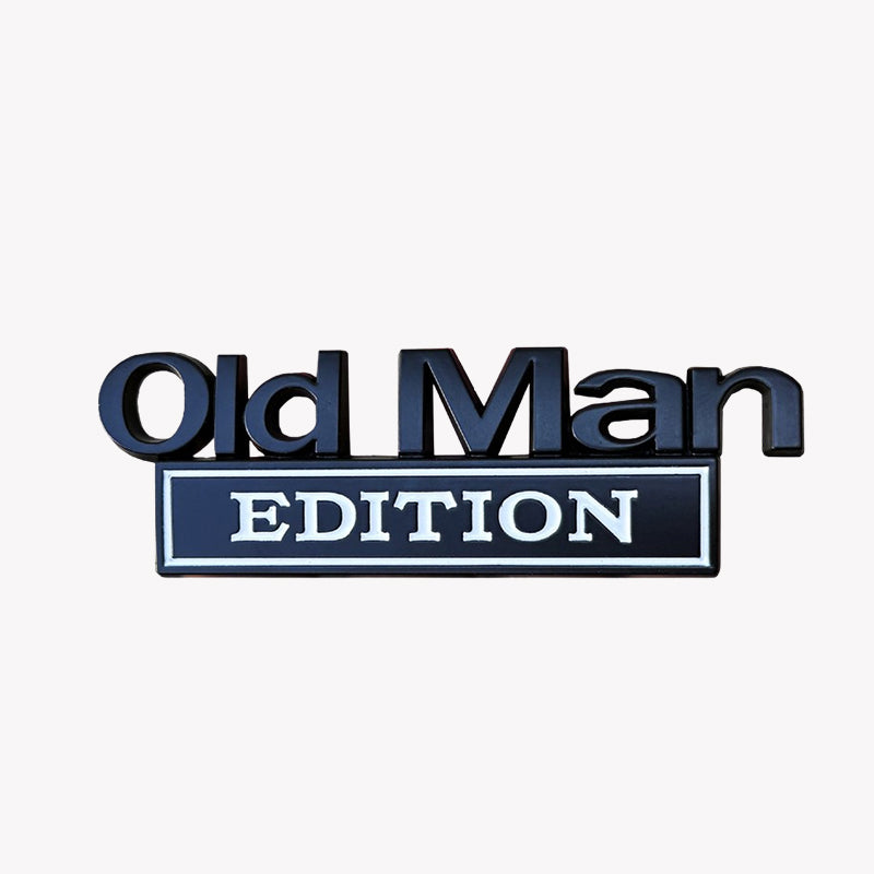 🚗 Old Man Edition car emblem