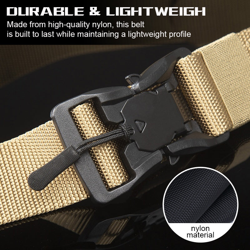 Outdoor Magnetic Buckle Braided Belt