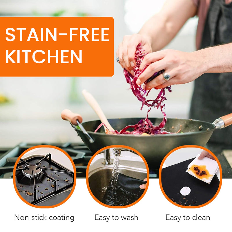 High temperature resistant stove protection pad