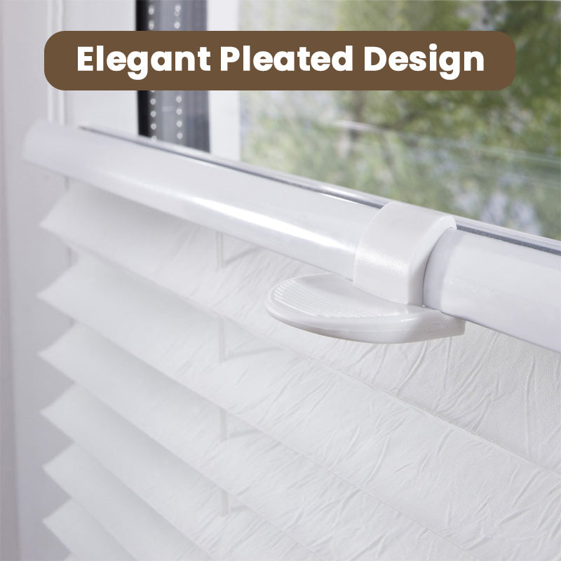 Punch-Free Pleated Blinds