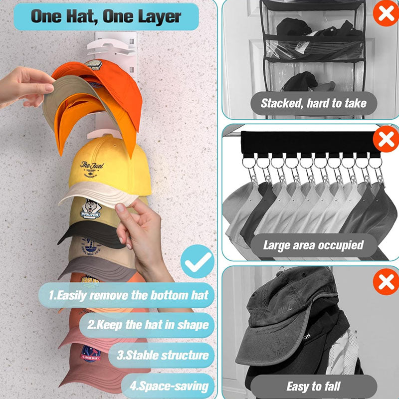 Wall Mounted Hat Organizer