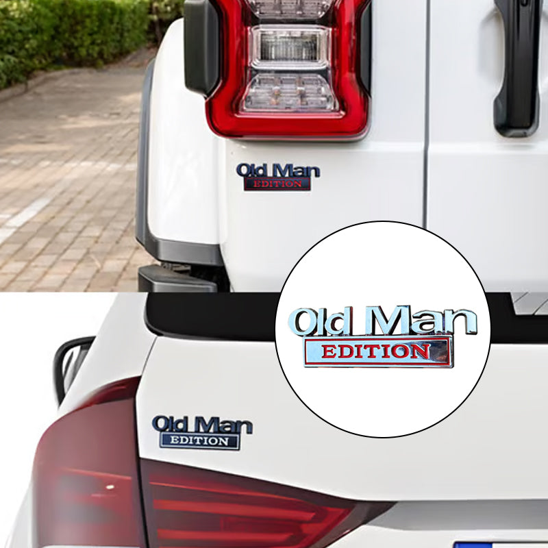 🚗 Old Man Edition car emblem