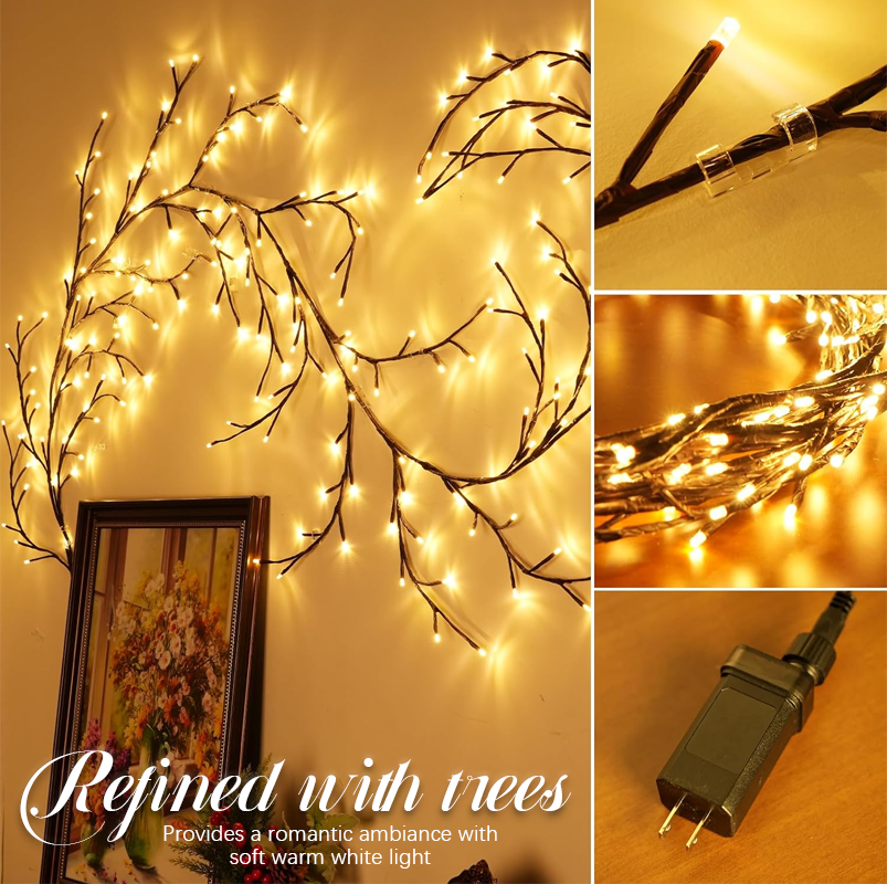 LED Rattan Light String