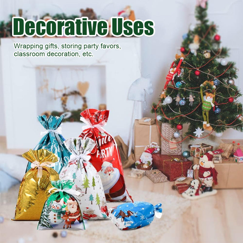 🎄Christmas Drawstring Gift Bag(Buy 1 Get 1 Free – 2 Gift Bags! 🎁)