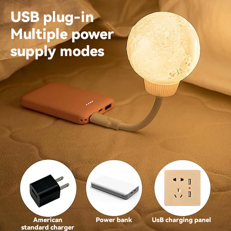 Smart Voice Moon Lamp