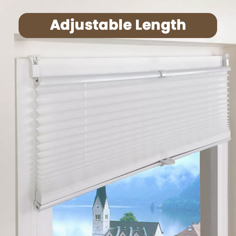 Punch-Free Pleated Blinds