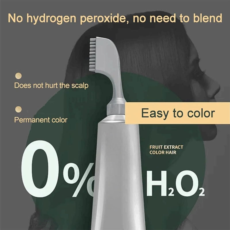 Plant Hair Dye Comes With A Hair Dye Comb
