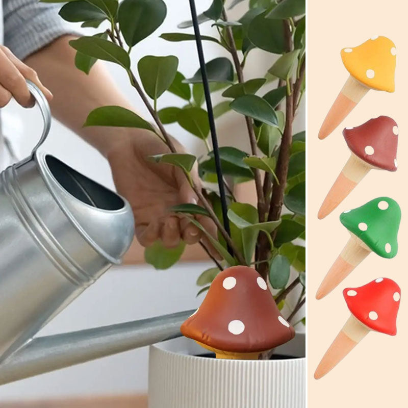 Ceramic mushroom type automatic irrigator (1 set of 4)