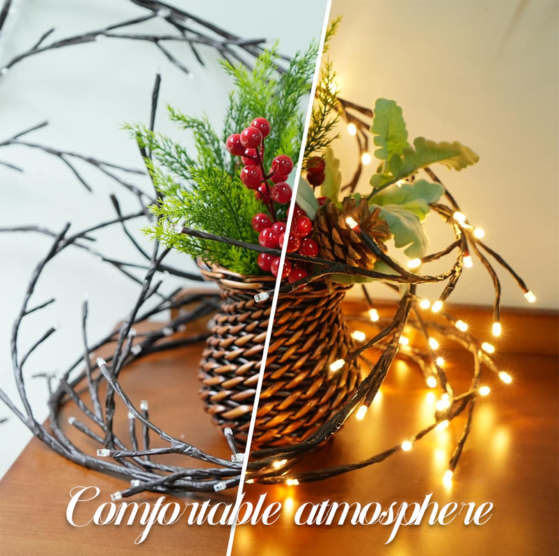 LED Rattan Light String