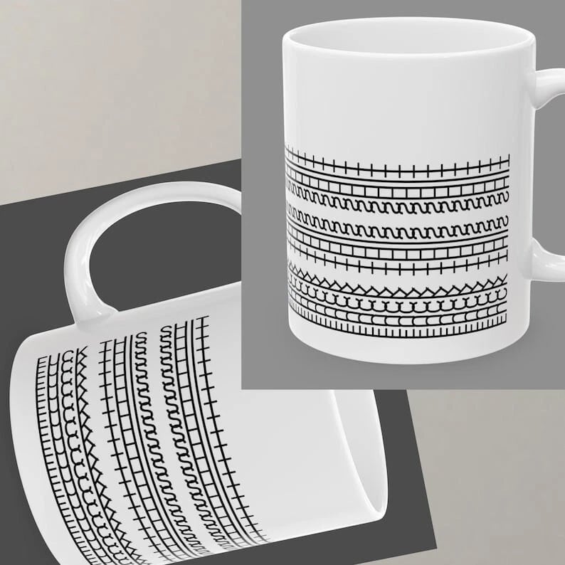 🖕F**k This Shit Mug, Hidden Message Funny Ceramic Coffee Mugs