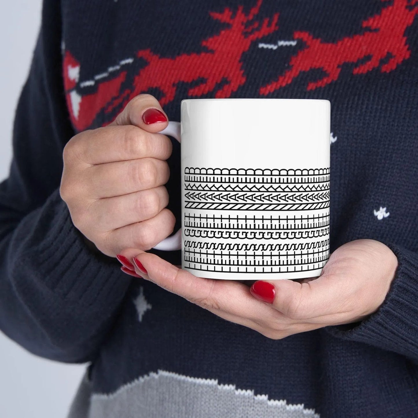 🖕F**k This Shit Mug, Hidden Message Funny Ceramic Coffee Mugs