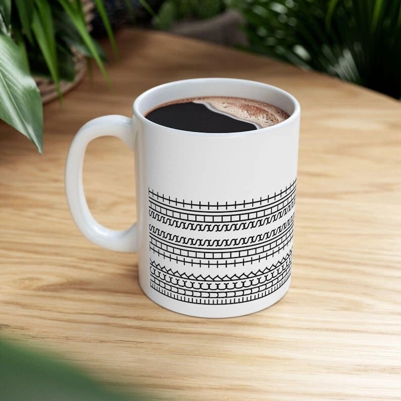 🖕F**k This Shit Mug, Hidden Message Funny Ceramic Coffee Mugs