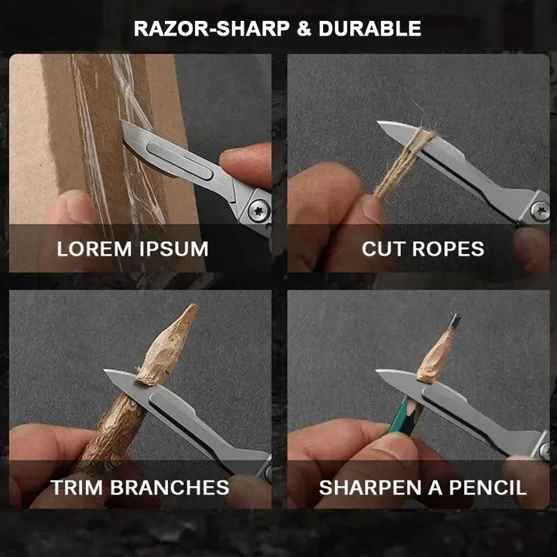 Universal knife made of stainless steel