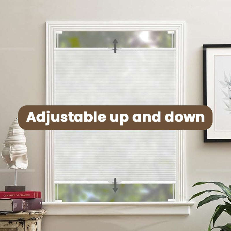 Punch-Free Pleated Blinds