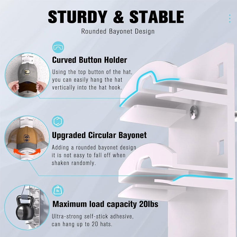 Wall Mounted Hat Organizer