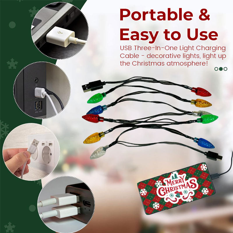 Colorful Light String Charging Cable