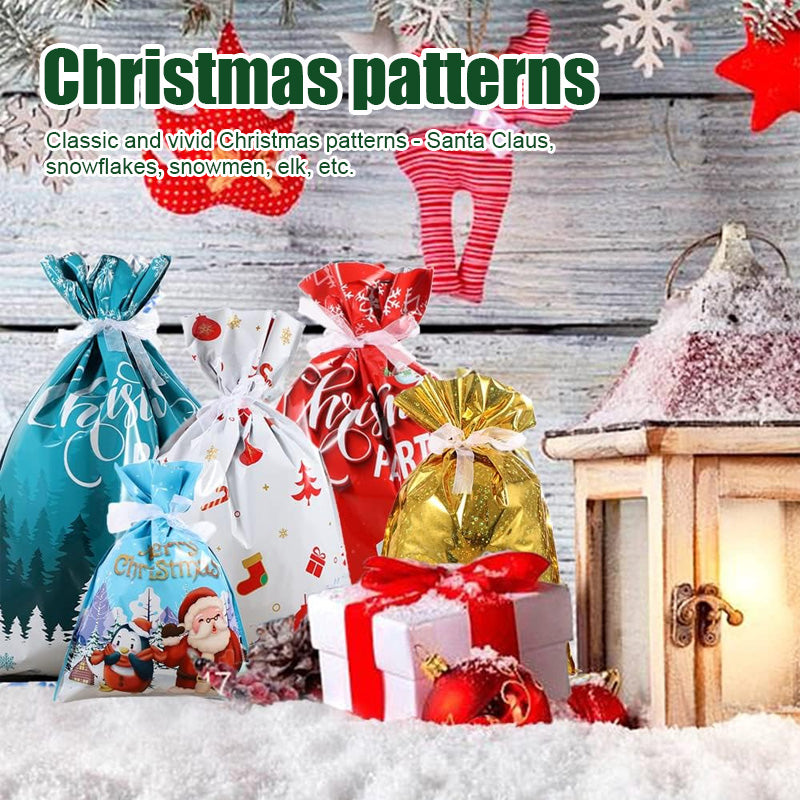 🎄Christmas Drawstring Gift Bag(Buy 1 Get 1 Free – 2 Gift Bags! 🎁)