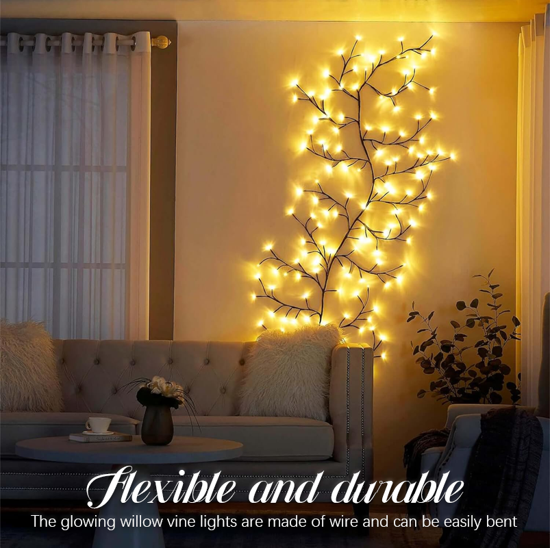 LED Rattan Light String