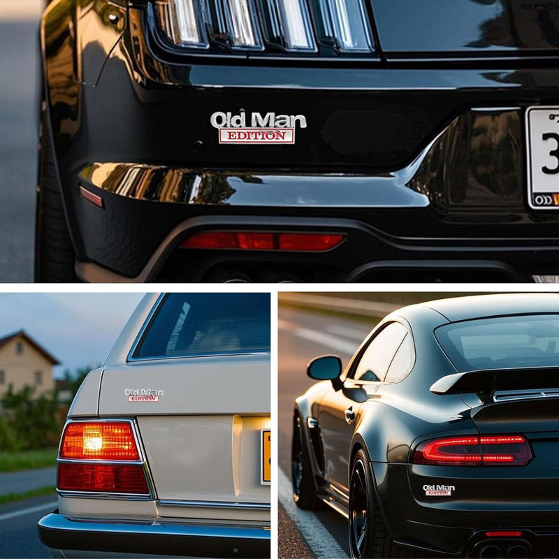 🚗 Old Man Edition car emblem