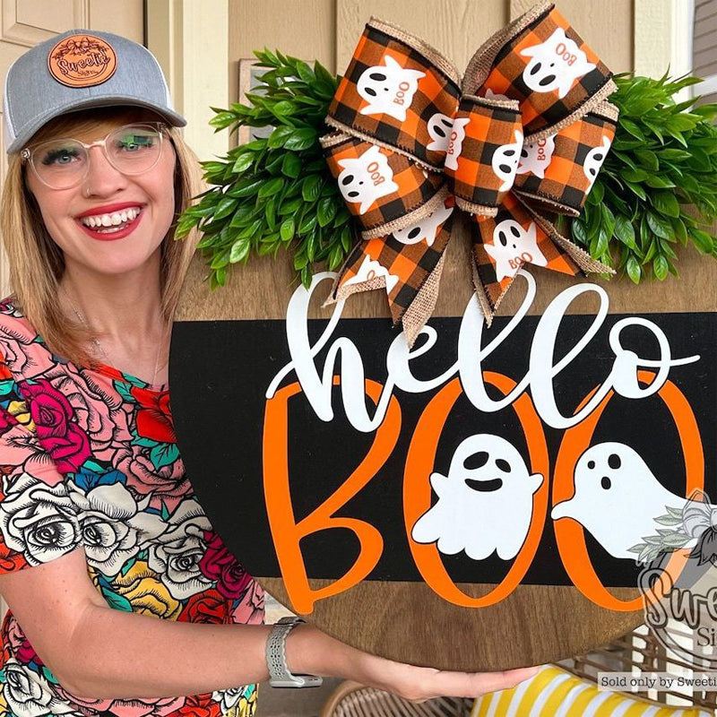 Halloween Ghost Doorplate