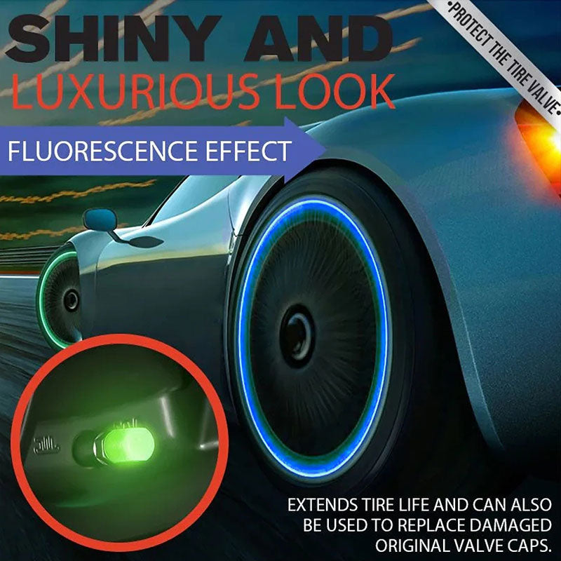 š„HOT SALE 49% OFFš„FLUORESCENT TIRE VALVE CAPS