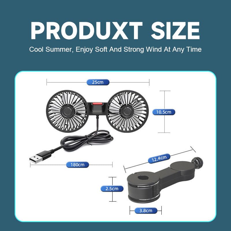 Car Rear Exhaust Fan