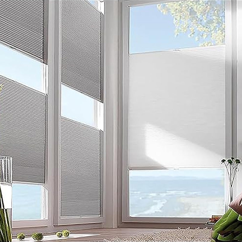 Punch-Free Pleated Blinds