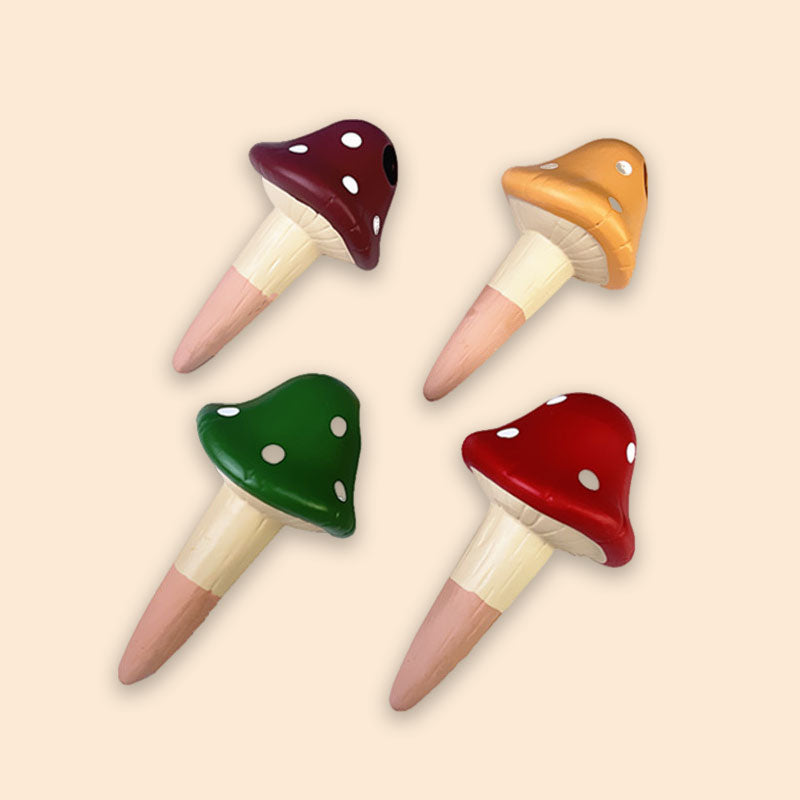 Ceramic mushroom type automatic irrigator (1 set of 4)