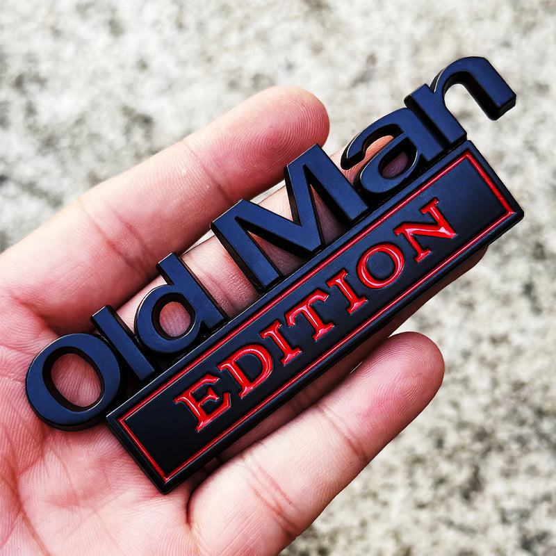 🚗 Old Man Edition car emblem