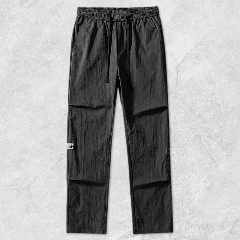 Loose Straight Ice Silk Men's Casual Pants