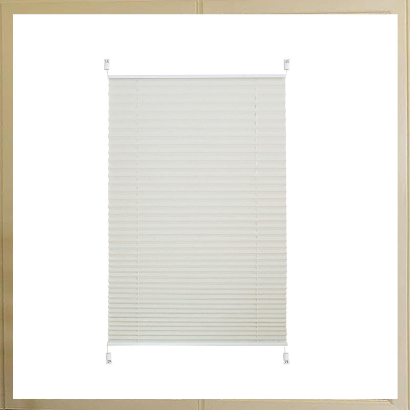 Punch-Free Pleated Blinds