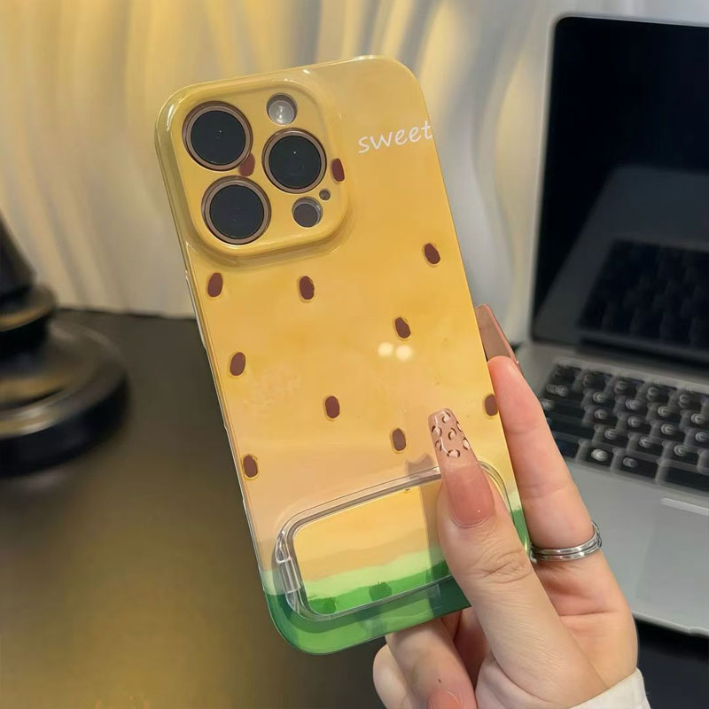 🍉Watermelon Mirror Phone Case | Multifunctional Beauty With Built-In Stand