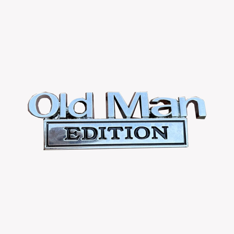 🚗 Old Man Edition car emblem