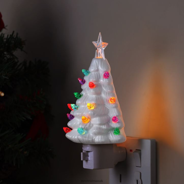 🎄Ceramic Holiday Decoration Christmas Tree Night Light