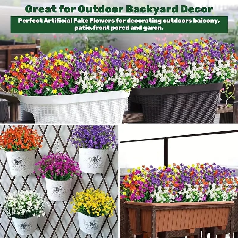 🌺UV Resistant Colorful Artificial Flower💖