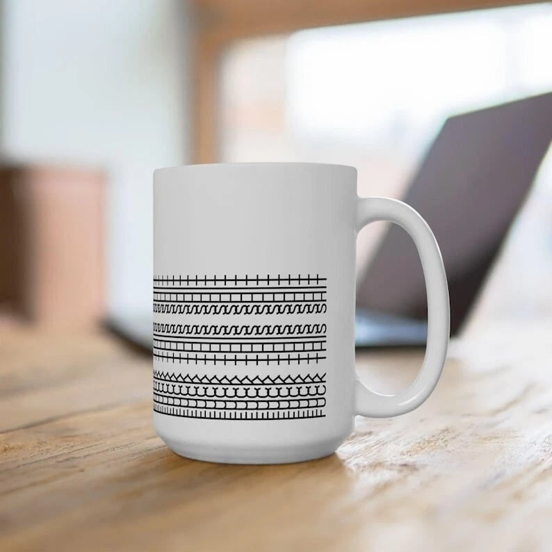 🖕F**k This Shit Mug, Hidden Message Funny Ceramic Coffee Mugs