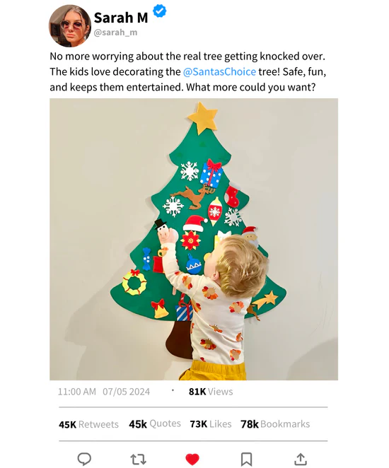 Felt Christmas Tree