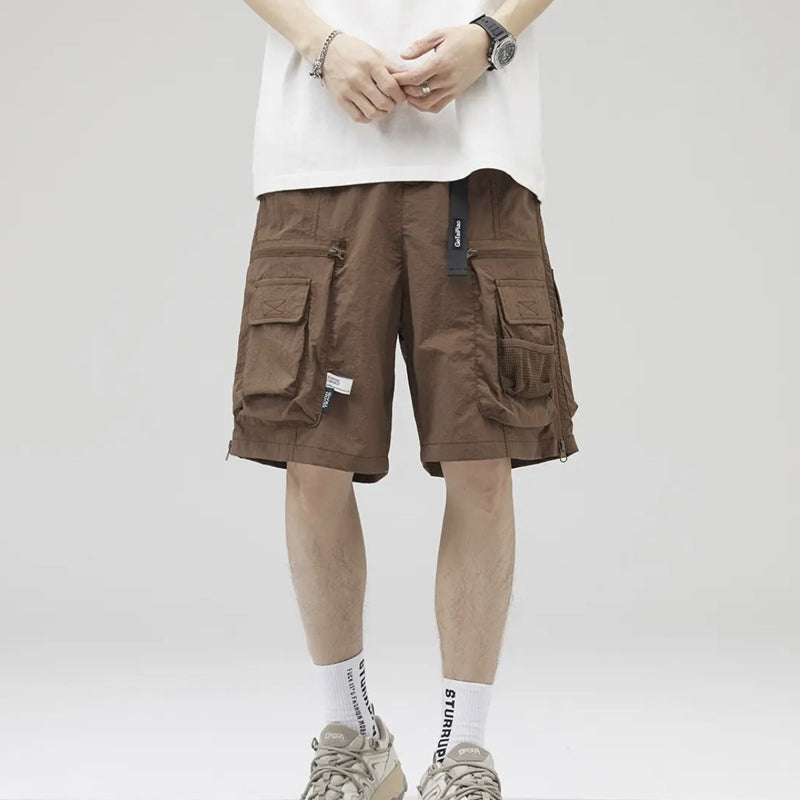 2024 Summer Thin American Casual Ice Silk Shorts