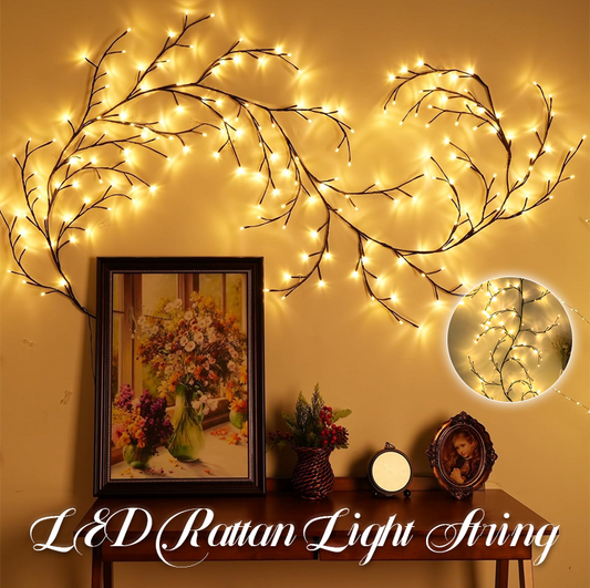 LED Rattan Light String
