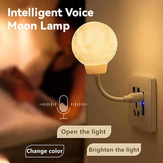 Smart Voice Moon Lamp