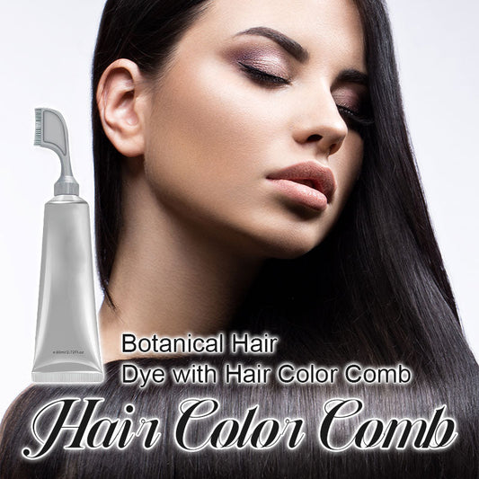 Plant Hair Dye Comes With A Hair Dye Comb