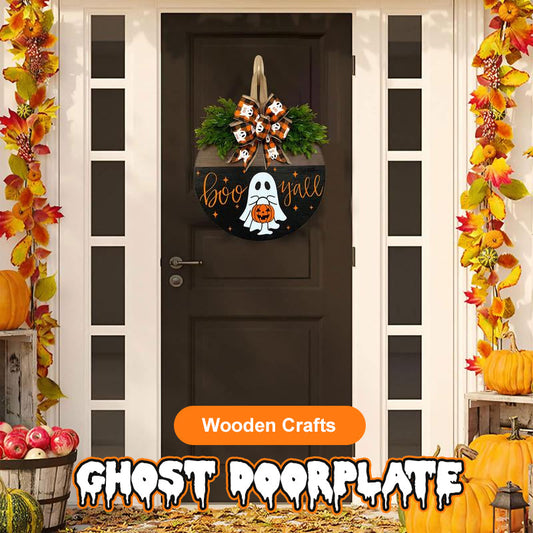 Halloween Ghost Doorplate