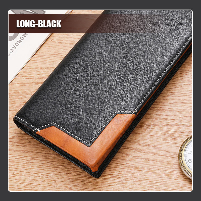 Genuine Leather Rfid Anti-theft Wallet