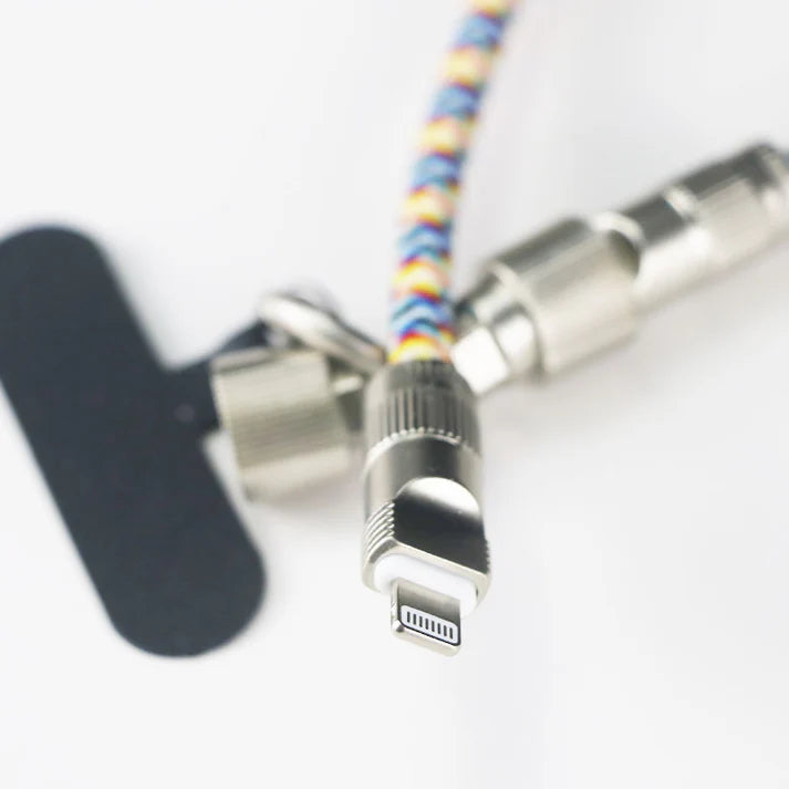 Rechargeable Phone Lanyard 2-in-1 Data Cable