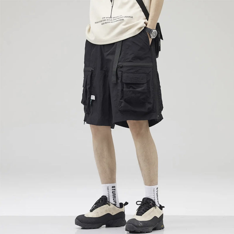 2024 Summer Thin American Casual Ice Silk Shorts